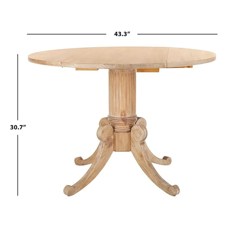 Safavieh Forest Collection Round Wood-Top Dining Table