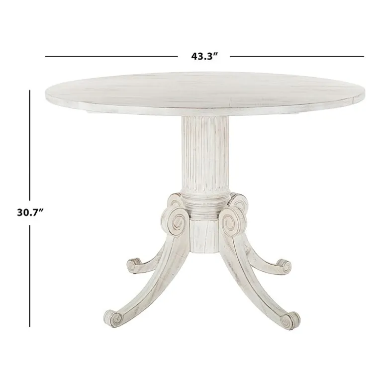 Safavieh Forest Collection Round Wood-Top Dining Table