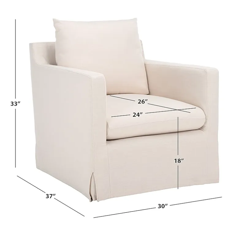 Safavieh Hadara Upholstered Barrel Chair