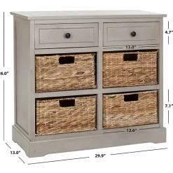 Safavieh Herman 6-Drawer Chest