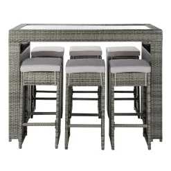 Safavieh Horus Patio Collection 7-pc. Weather Resistant Rectangular Dining Set