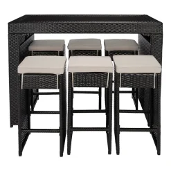 Safavieh Horus Patio Collection 7-pc. Weather Resistant Rectangular Dining Set