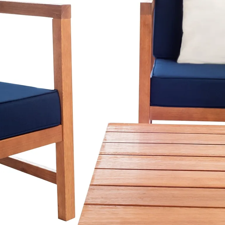 Safavieh Montez 4-pc. Conversation Set Cushioned