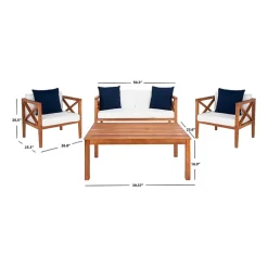 Safavieh Nunzio 11-pc. Conversation Set Cushioned