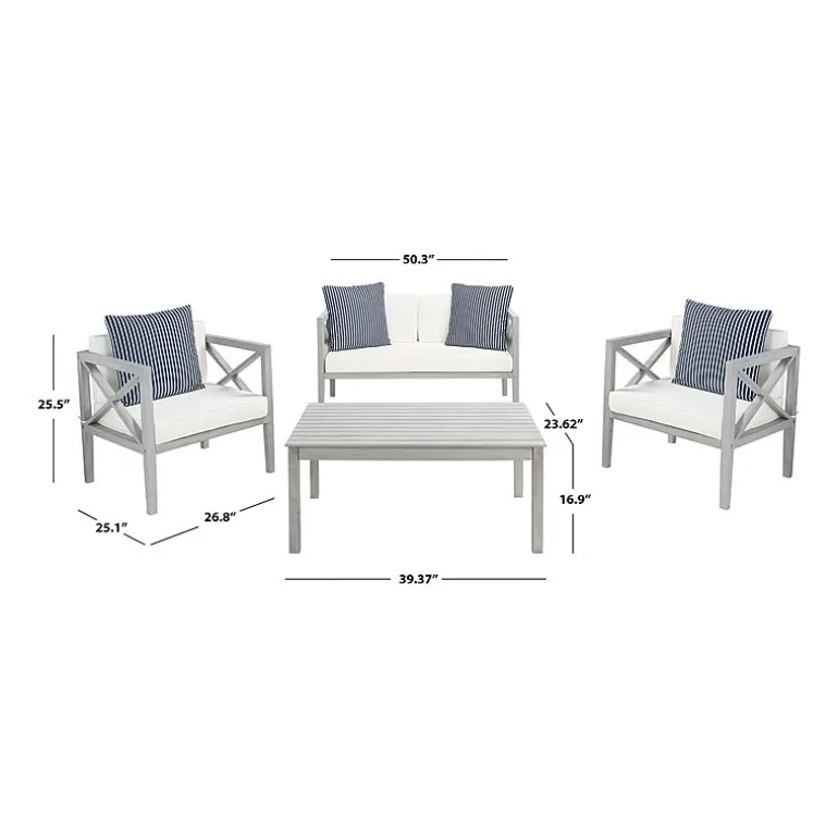 Safavieh Nunzio 11-pc. Conversation Set Cushioned