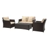 Safavieh Parry 4-pc. Conversation Set Cushioned