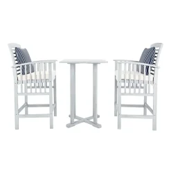 Safavieh Pate Patio Collection 3-pc. Bistro Set Folding