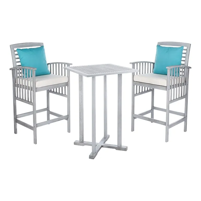 Safavieh Pate Patio Collection 3-pc. Bistro Set Folding