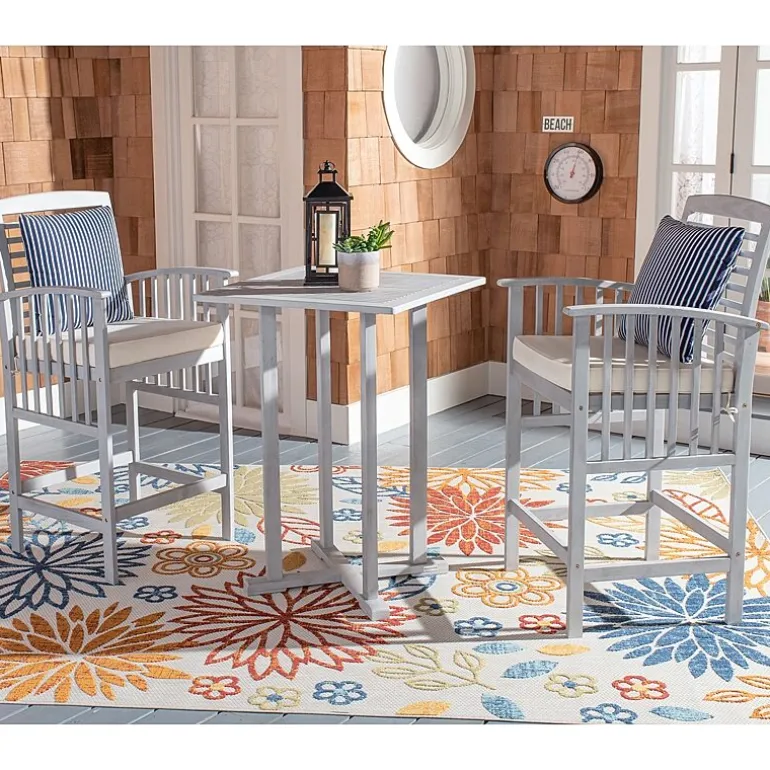 Safavieh Pate Patio Collection 3-pc. Bistro Set Folding
