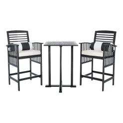 Safavieh Pate Patio Collection 3-pc. Bistro Set Folding