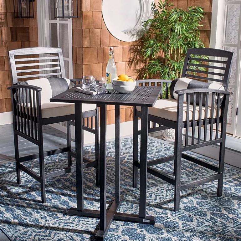 Safavieh Pate Patio Collection 3-pc. Bistro Set Folding