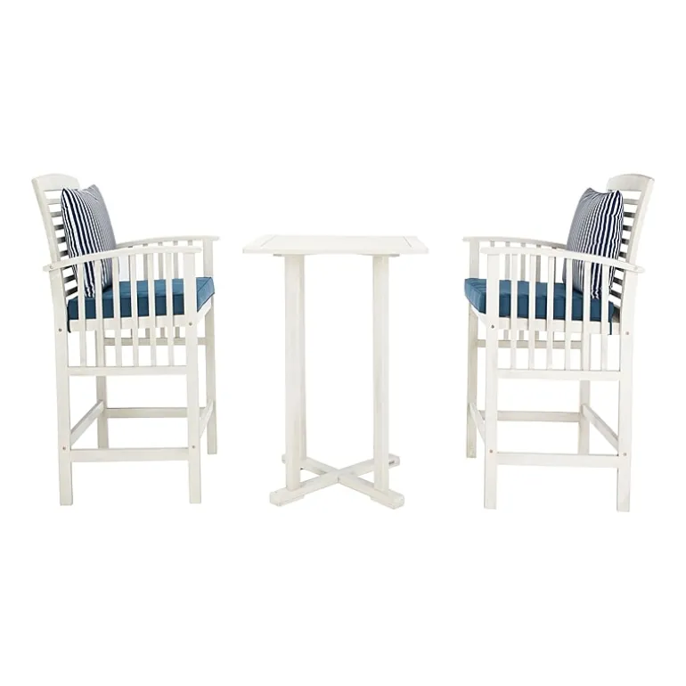 Safavieh Pate Patio Collection 3-pc. Bistro Set Folding
