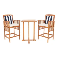 Safavieh Pate Patio Collection 3-pc. Bistro Set Folding