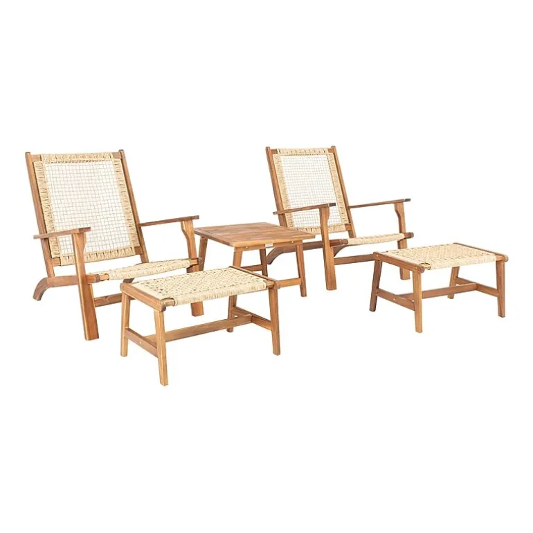 Safavieh 5-pc. Conversation Set Weather Resistant