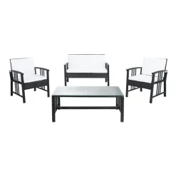 Safavieh 4-pc. Conversation Set Weather Resistant