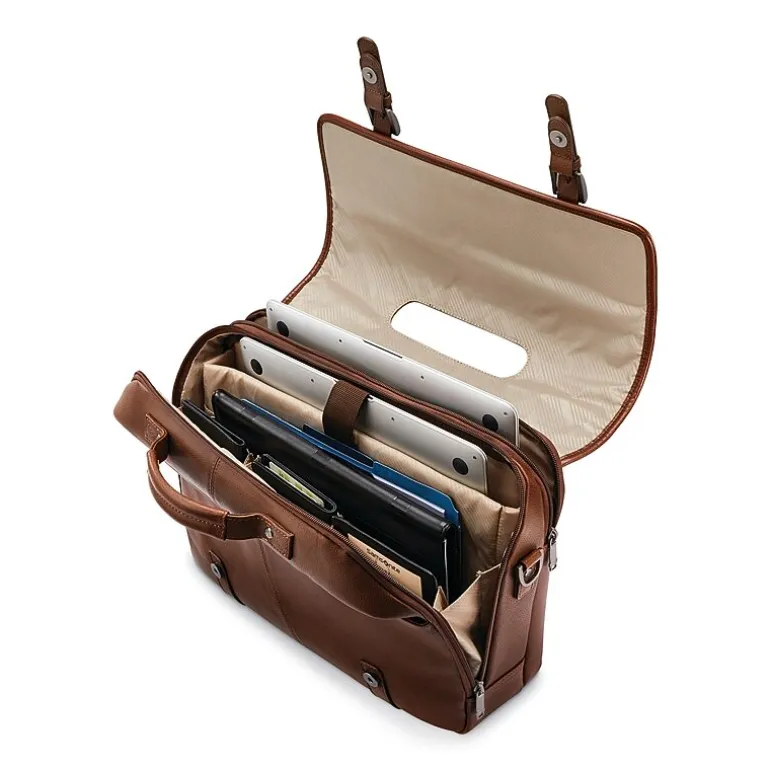 Samsonite Classic Leather Messenger Bag
