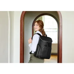 Samsonite Mobile Solution 2 Leather Deluxe Unisex Adult Padded Straps Backpack