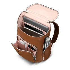 Samsonite Mobile Solution 2 Leather Deluxe Unisex Adult Padded Straps Backpack