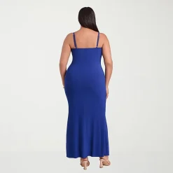 S3 Apparel Shapewear Womens Square Neck Sleeveless Bodycon Dress