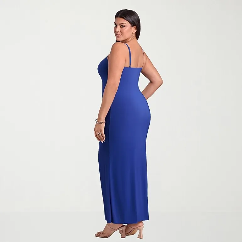 S3 Apparel Shapewear Womens Square Neck Sleeveless Bodycon Dress