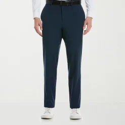 Savane Techworks Performance Mens Straight Fit Dress Flat Front Pant