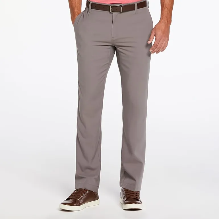 Savane Techworks Performance Mens Straight Fit Dress Flat Front Pant