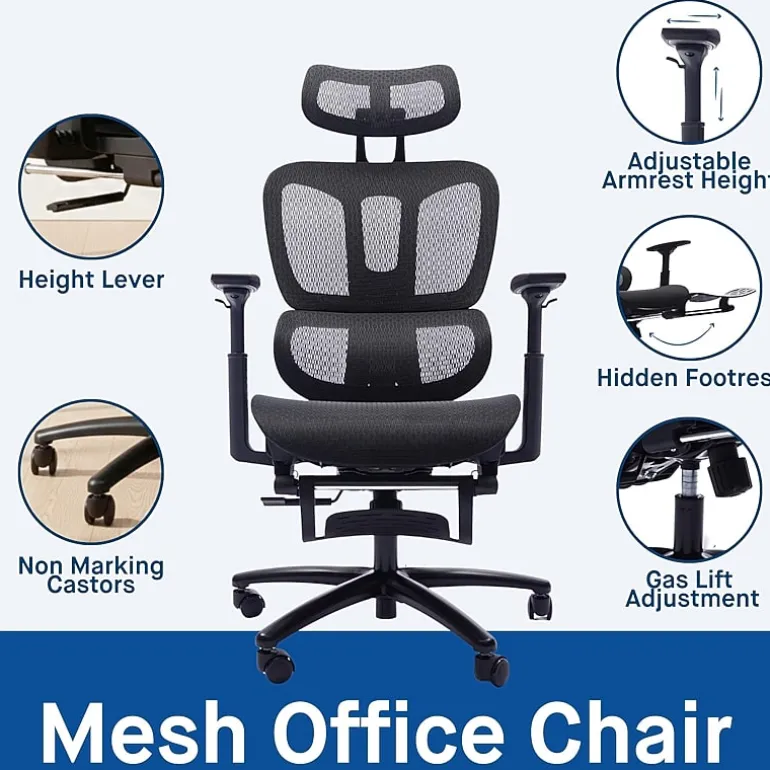 Sealy® Hxley Ergonomic Design Adjustable Height Office Chair