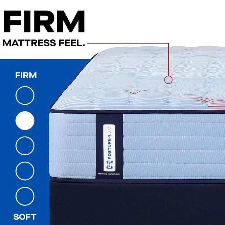 Sealy Posturepedic Greer 13" Firm Tight Top - Mattress + Box Spring