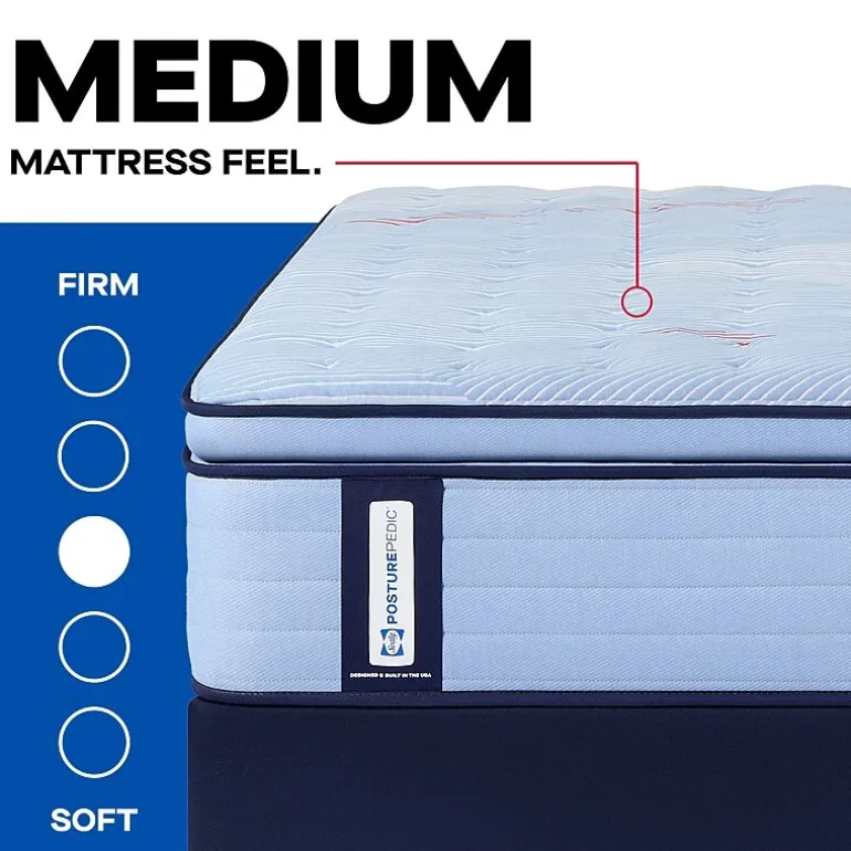 Sealy Posturepedic Greer 14" Medium Pillow Top - Mattress + Box Spring