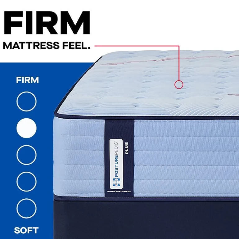 Sealy Posturepedic Indy 13" Firm Tight Top - Mattress + Box Spring