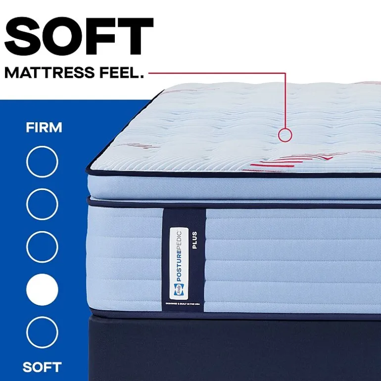 Sealy Posturepedic Indy 15" Plush Pillow Top - Mattress + Box Spring