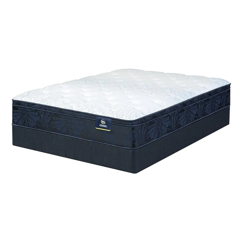 Serta Classic Andria 12.5" Plush Euro Top - Mattress + Box Spring