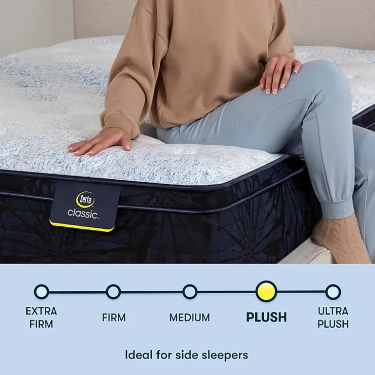 Serta Classic Andria 12.5" Plush Euro Top - Mattress + Box Spring
