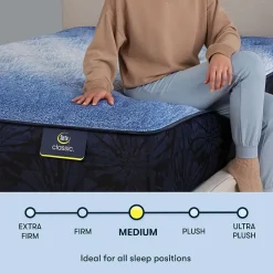 Serta Classic Exclusive 13.5" Medium Tight Top - Mattress + Box Spring