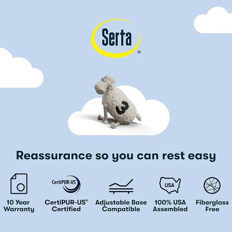 Serta Classic 12" Gel Memory Foam Firm Tight Top - Mattress in a Box