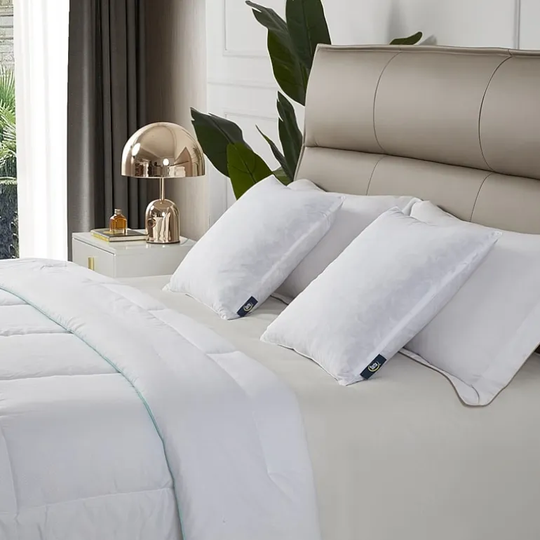Serta® Cotton 2 Pack Medium Density Bed Pillow