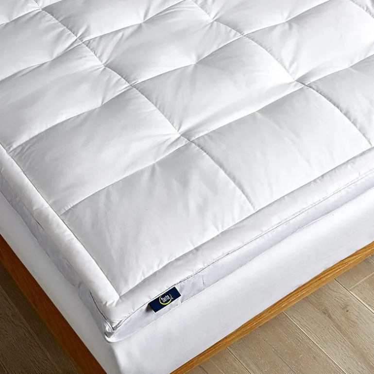 Serta 2" Feather And Down Fiber Top Featherbed