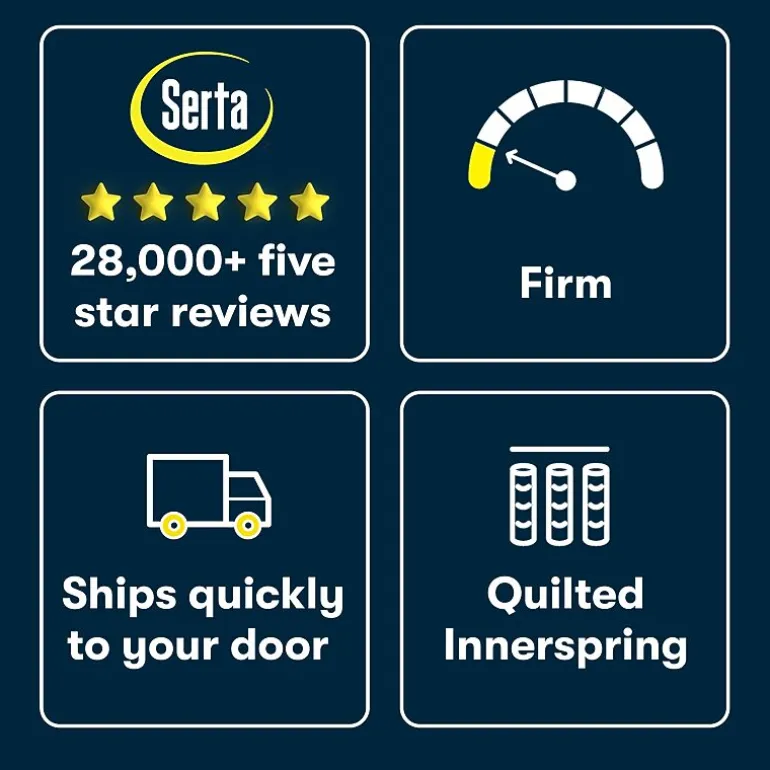 Serta Five Star Mattress 12" Firm Tight Top - Mattress in a Box