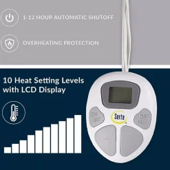 Serta Microfiber Heated Mattress Pad
