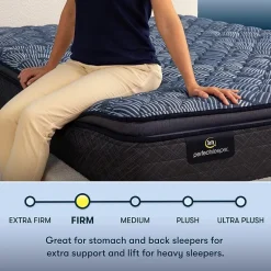 Serta Perfect Sleeper Cobalt Calm Plus 14.5" Firm Pillow Top - Mattress + Box Spring