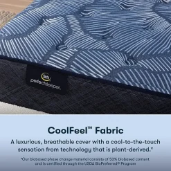 Serta Perfect Sleeper Cobalt Calm 13.25" Plush Tight Top - Mattress + Box Spring