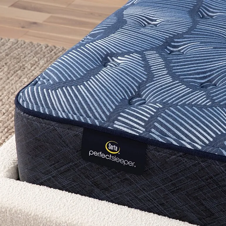 Serta Perfect Sleeper Cobalt Calm 13.25" Plush Tight Top - Mattress + Box Spring