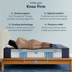 Serta Quilted Perfect Sleeper X Hybrid Knox 13.5