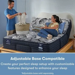 Serta Quilted Perfect Sleeper X Hybrid Lexton 14.25" Medium Pillow Top - Mattress + Box Spring
