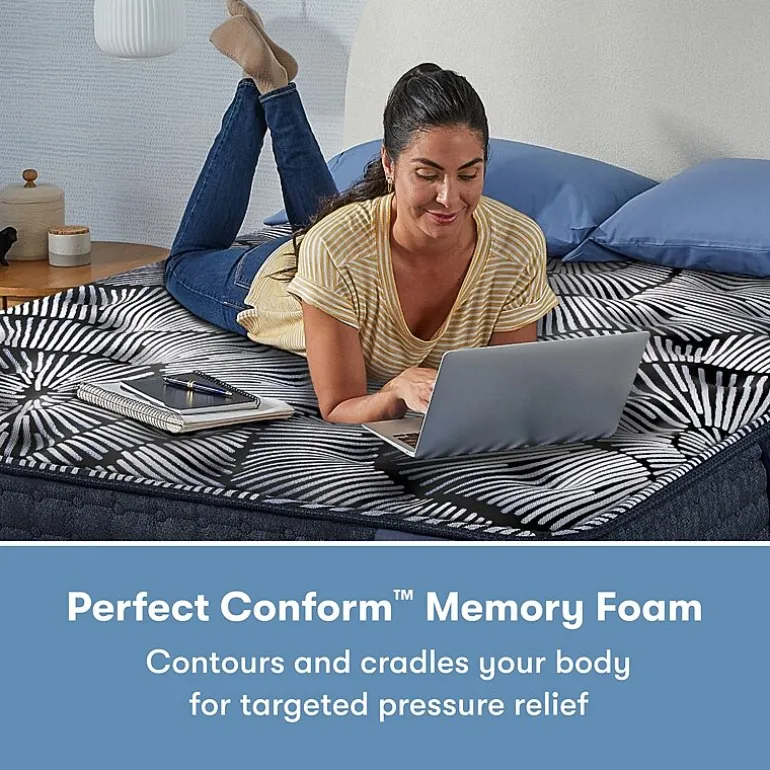 Serta Quilted Perfect Sleeper X Hybrid Lexton 14.25" Medium Pillow Top - Mattress + Box Spring
