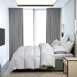 Serta 300 Thread Count All Seasons Warmth White Down Fiber Comforter