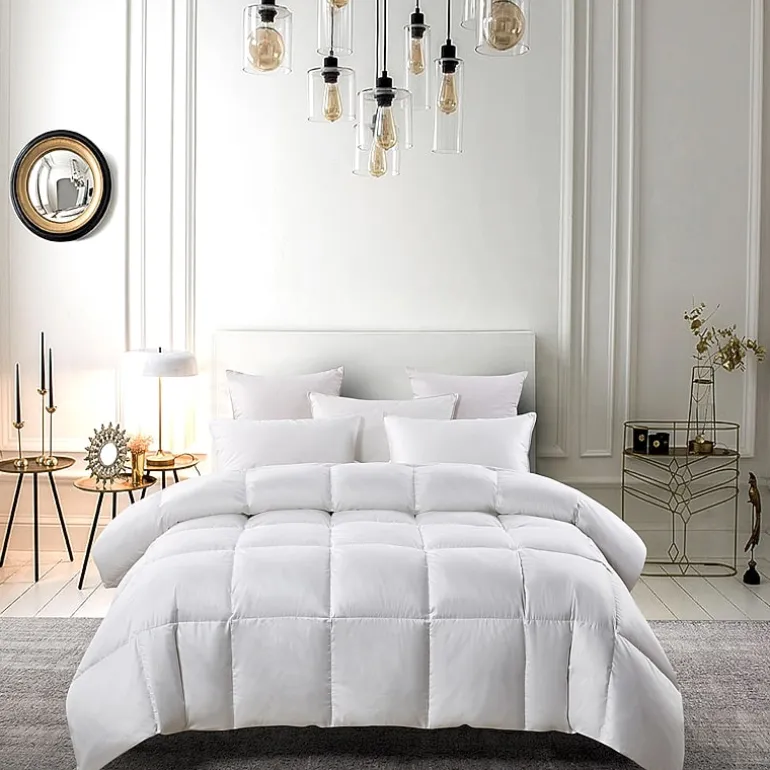 Serta 300 Thread Count Light Warmth White Down Fiber Comforter