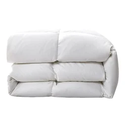 Serta 300 Thread Count Light Warmth White Down Fiber Comforter