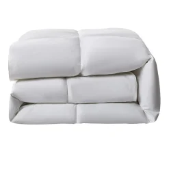 Serta 233 Thread Count Light Warmth White Goose Feather And Down Fiber Comforter
