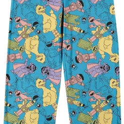 Sesame Street Mens Fleece 1 Pair Pajama Pants